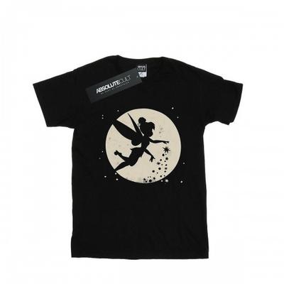 Womens/Ladies Moon Cotton Boyfriend Crop T-Shirt