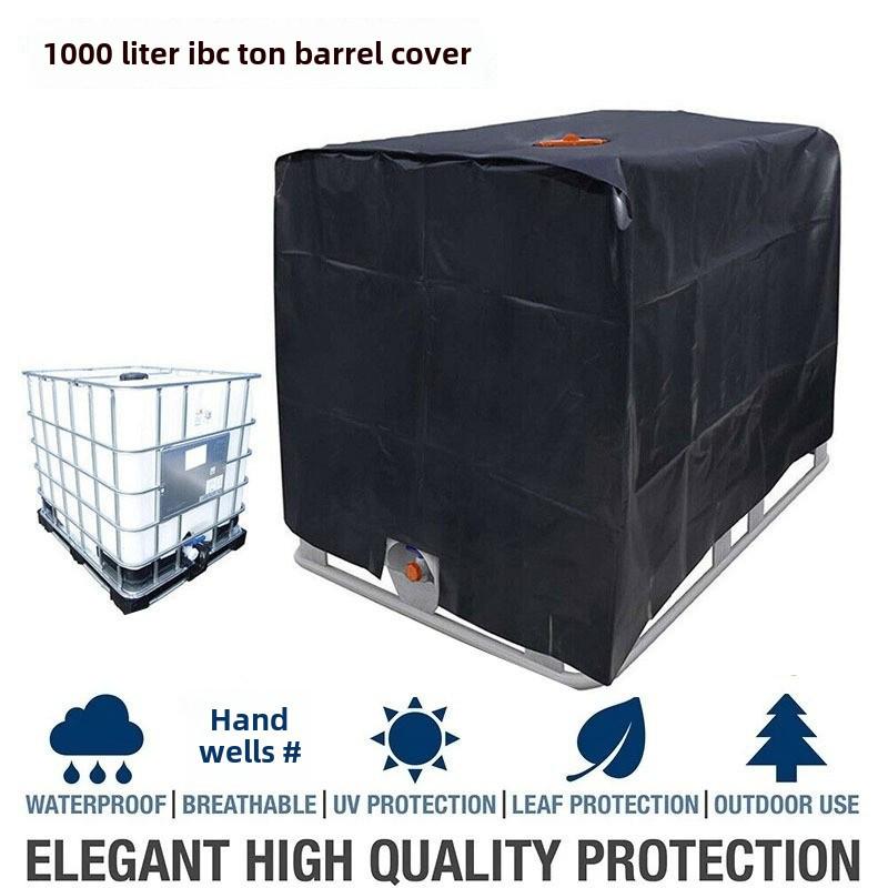 210D Waterproof IBC Ton Barrel Cover - 1000L Dustproof & Insulated Outdoor Water Tank Cover