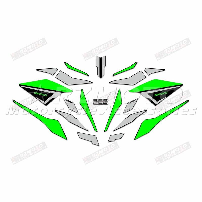 For Z900 Motorcycle Stickers Body Racing Decoration Fuel Tank Fairing Windshield Helmet Reflective Anti-Water Stickers