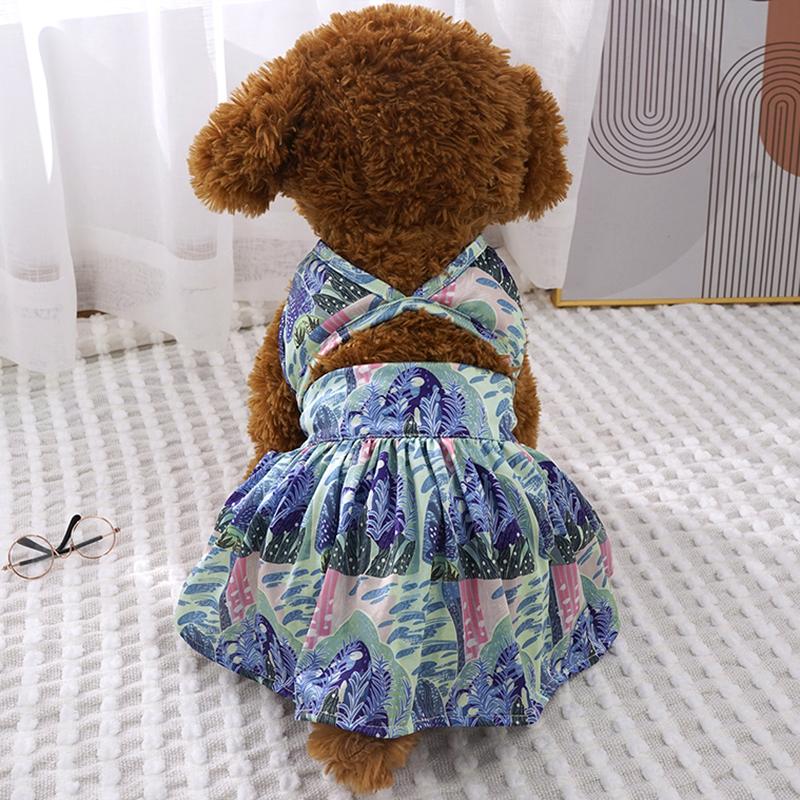 Sexy Puppy Dog Cat Bikini Swimsuit Set for Small Dogs Summer Beach Pet Swimwear Skrit Dresses Chihuahua mascotas Clothes Costume