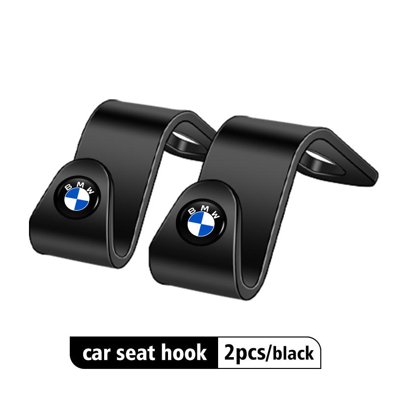 CXVA5 4Pcs Universal Car Seat Back Headrest Storage Hook Accessories For BMW G30 G20 M3 M5 E91 E92 E93 E36 E70 X3 X4 X5 X1 E39 F30