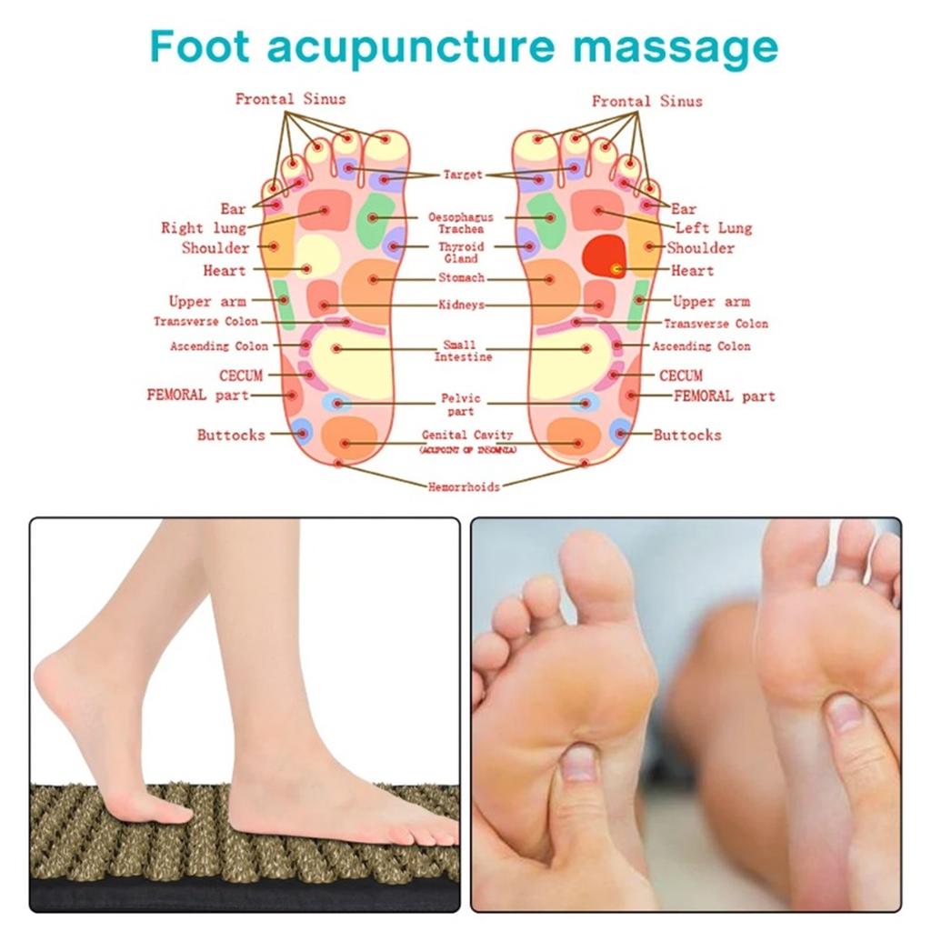 Lotus acupoint massage, Lotus spinal cushion, Yoga pillow, Foot cushion, Back and shoulder massage, Relaxation and leisure, Sand base cushion, Gift