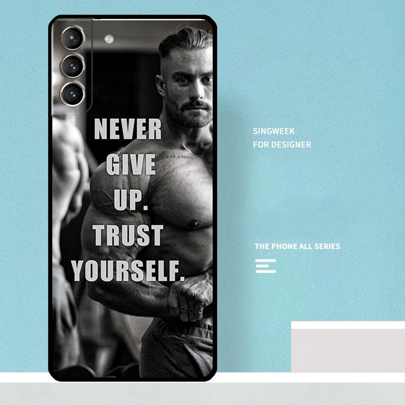 Gym Fitness Bodybuilding Case For Samsung Galaxy S25 Ultra S25 FE S20 S21 S22 S23 Plus S9 S10 S24 Ultra Phone Cover
