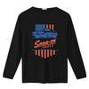 Snap On Tools T Shirt American Flag Car Print Mens vintage Washed Versatile Comfortable Casual homme Slightly graphic