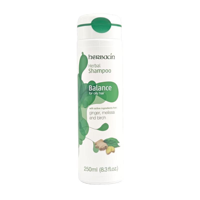 Herbacin Lemon Balm & Birch Shampoo for Oily/Medium Hair