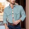 Men'S Fashionable Lapel And Shoulder Length Short Sleeved Casual Top