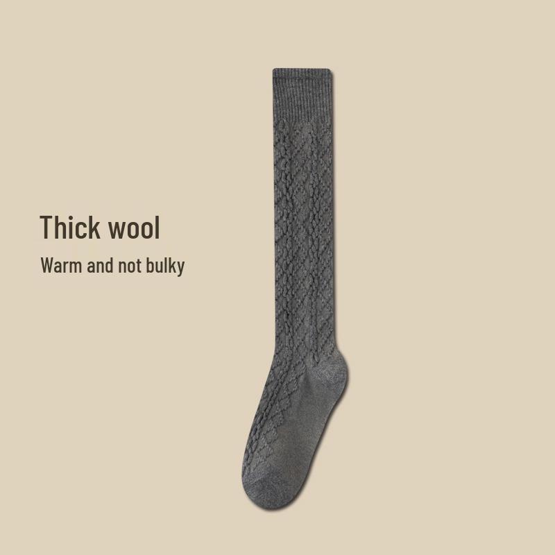 Women's Knee-High Calf Socks for Autumn and Winter