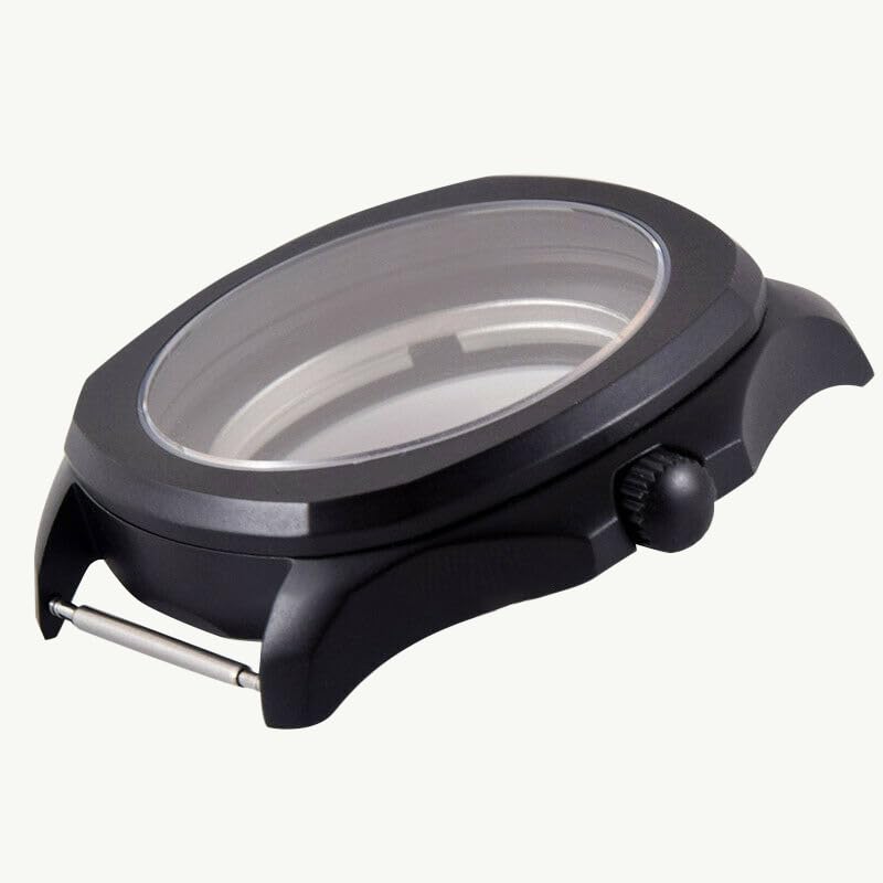 40mm Steel Sapphire Crystal Watch Case for Miyota 8215 ETA 2824 2836 Movement