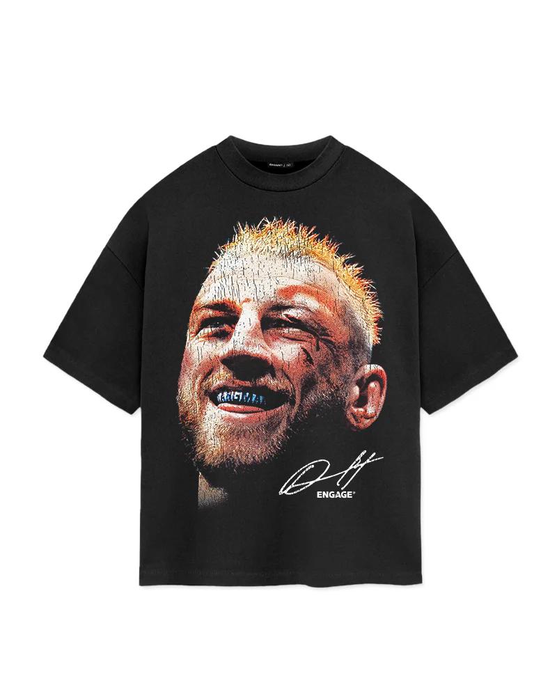 

2026 Summer UFC Dan Hooker Fighting Graphic Tshirt Women Sports Cotton Short Sleeve Loose Leisure Fitness Shirt Unisex S