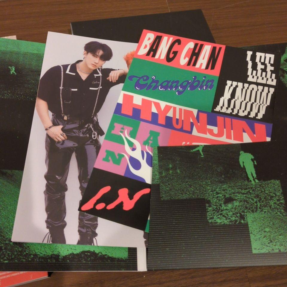 [USED] Stray Kids MIROH album set photo card clear file