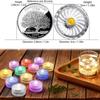 12pcs Warm White Small Submersible LED Light For Festival Party Decoration