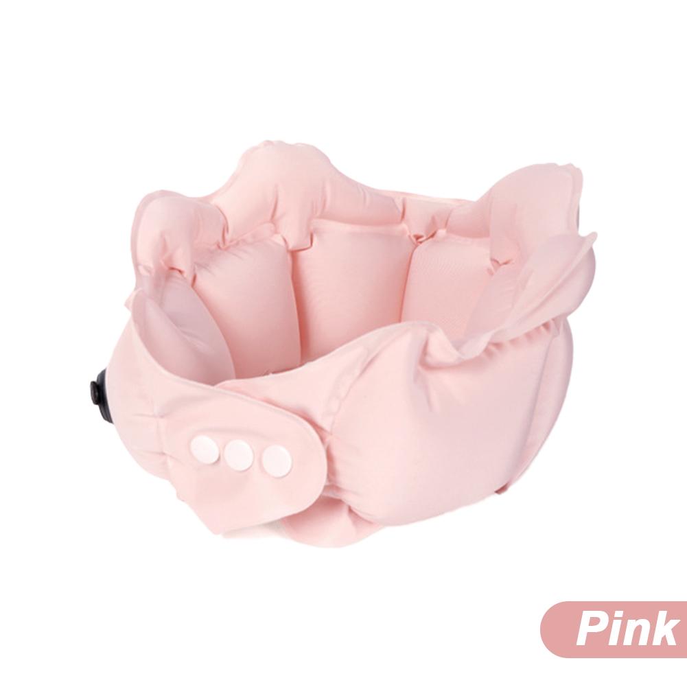 

Портативная компрессионная надувная U-образная подушка для защиты шеи, компактная, удобная для хранения, путешествий, автомобиля, самолета, подушка для шеи Pink