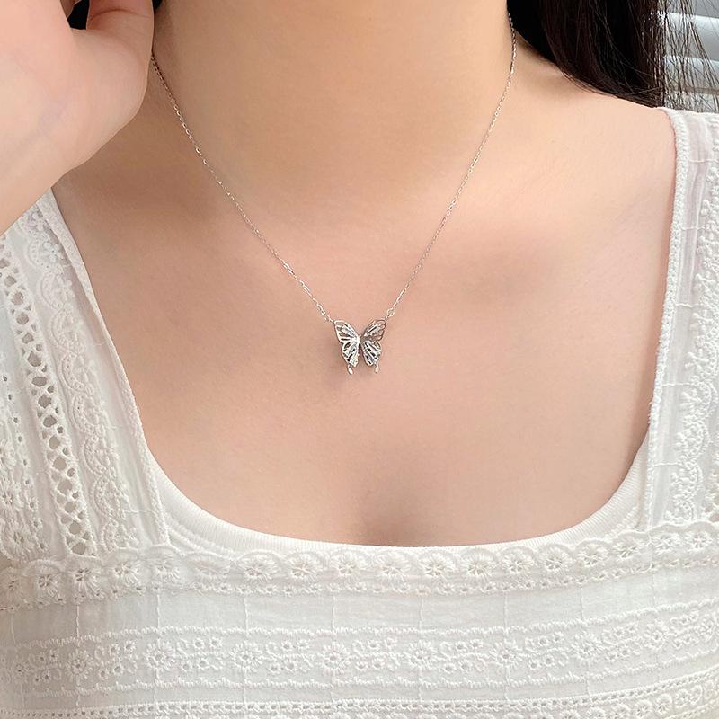 Exquisite Butterfly Necklace, Feminine Style, Versatile, and Unique Design, Sweet Collar Chain