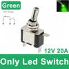 Auto Car Boat Truck Illuminated Led Toggle Switch ON OFF With Safety Aircraft Flip Up Cover Guard 12V20A transparent