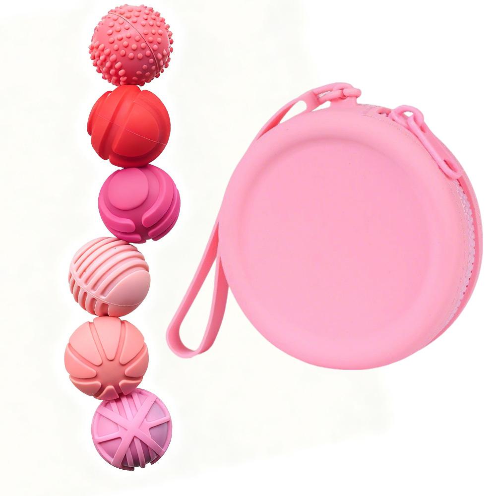

Non-Toxic 6Pcs/12Pcs Silicone Sensory Magnetic Balls Unique Elastic Decompression Toys For Soft Massage And Training