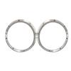 2pcs Aluminum Alloy 6.5inch Speaker Mount Speakers Pad Adapter Plates Bracket Ring Mat Car Refit 6.5''