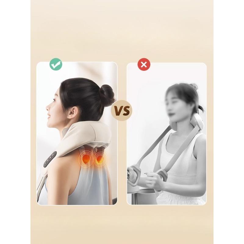 Zhigao Zervixmassagegerät, Rücken- und Taillen-Trapezmuskel-, Schulter- und Nackenmassagegerät, Nackenknet- und Ganzkörper-Multifunktionsgerät