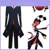 Hell Hotel Costume di Cosplay per Halloween Blitzo Uomo Donna Outfit Tuta da Cosplay Boss Estremo