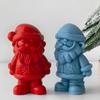 Santa Clause Candle Silicone Mold Multipurpose Silicone Mould for Making Candle Soap Holiday Decoration Epoxy Resin