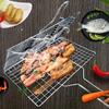 1pc BBQ Grill Basket - Heavy Duty Barbecue Turner for Meat, Steak, Shrimp, Veggies - Rustproof Outdoor Grilling Accessory for Picnic Camping
