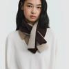 LE CASHMERE Cashmere Petit Muffler (Brown) D7AJW25002BRX