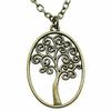 Tree of Life Pendant Openwork Necklace Nature Boho Celtic Jewelry 45cm or 70cm long chain