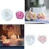 3D Love Rose Silicone Candle Mold Handmade Flower Crafts Resin Plaster Soap Molds for Valentine's Day Decoration Gift
