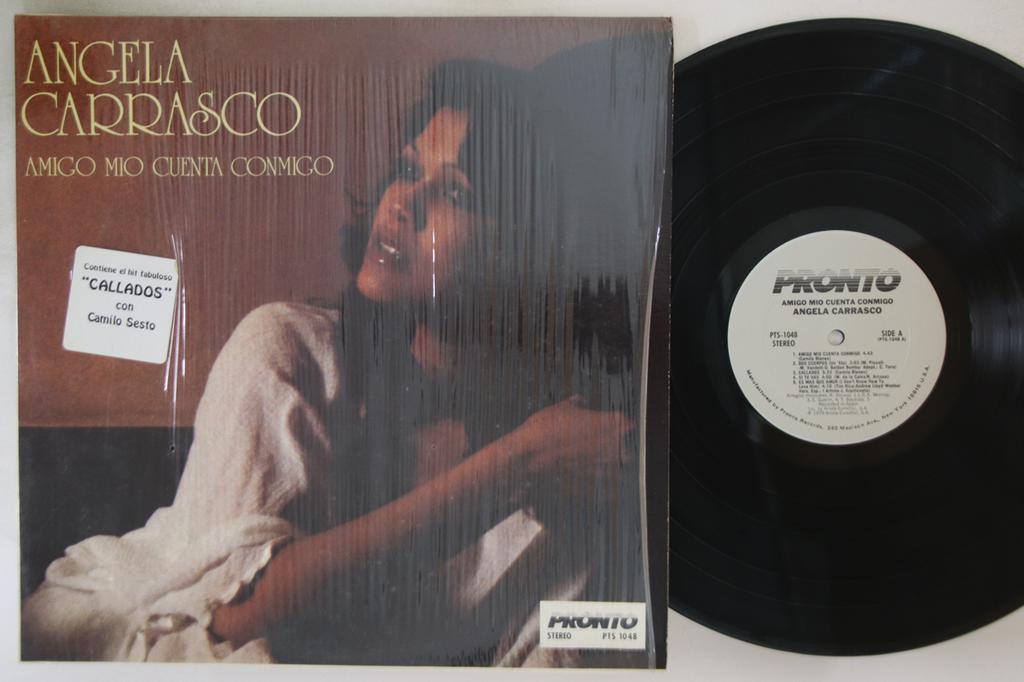 LP Record ANGELA CARRASCO - Amigo Mio Cuenta Conmigo PTS1048 PRONTO 1979 US Latin Used