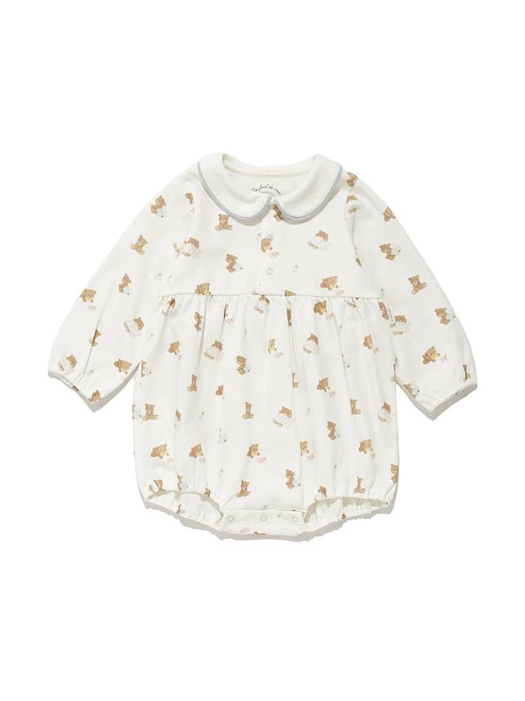 Gelato Pique BABY Baby Bear Romper PBCO259153 OWHT 80