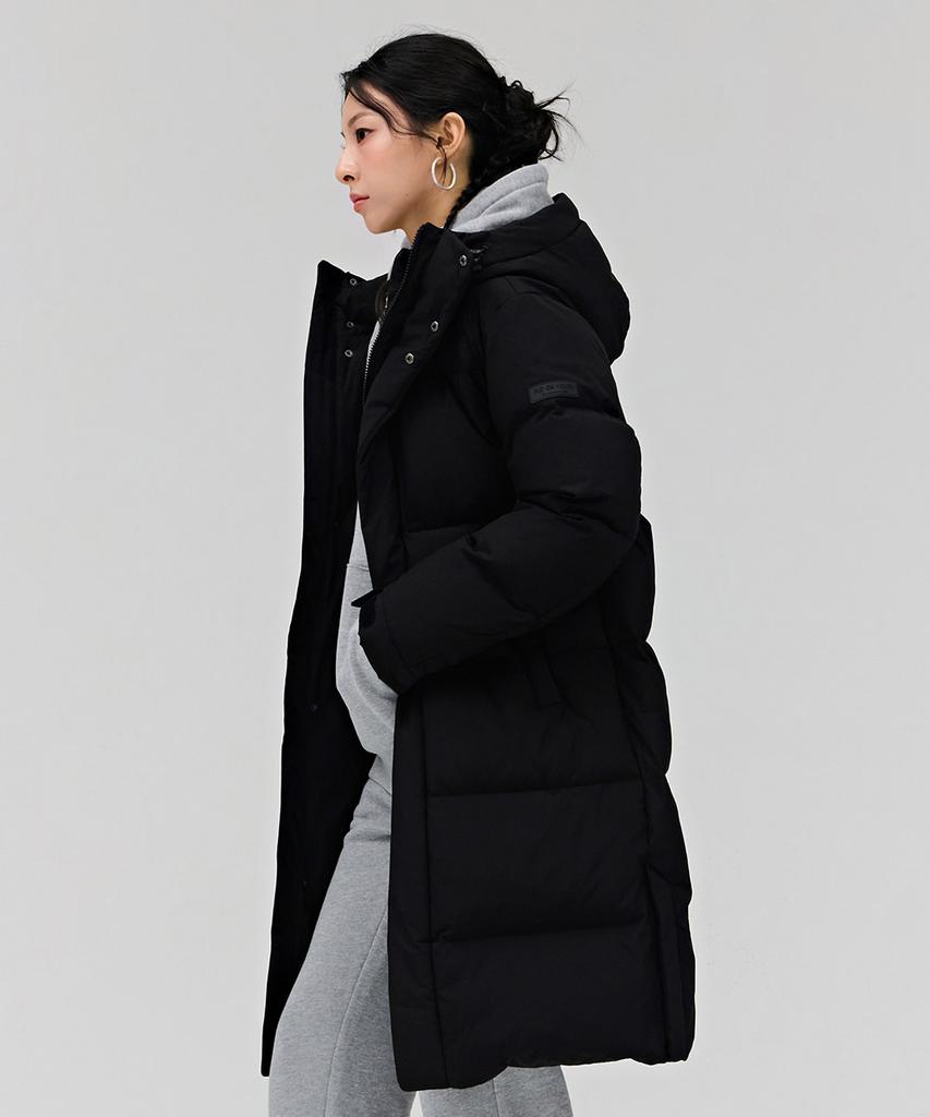 Chasecult Unisex Basic Hooded Long Padded Jumper - Black