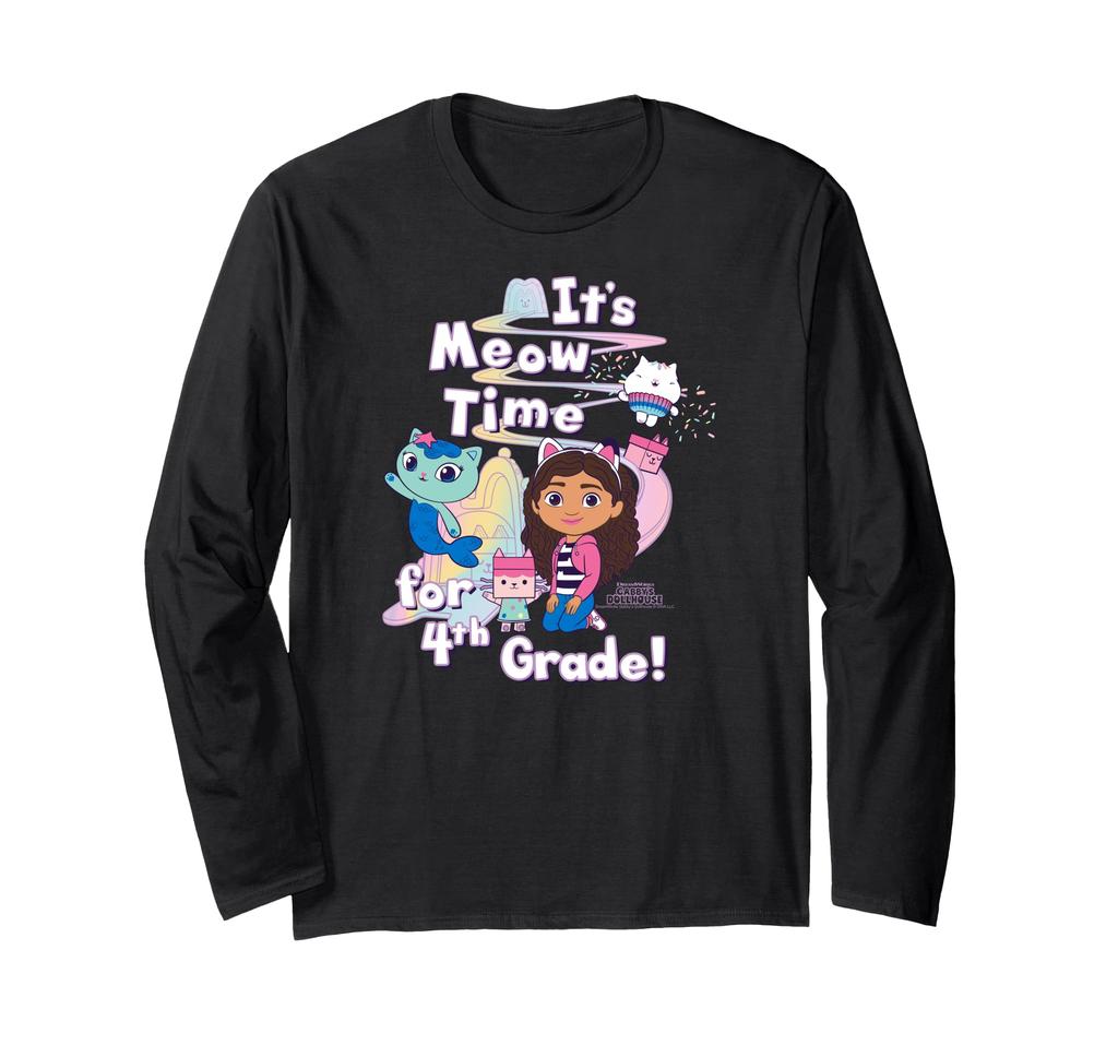 DreamWorks Gabby's Dollhouse 4th Grade Long Sleeve T-Shirt