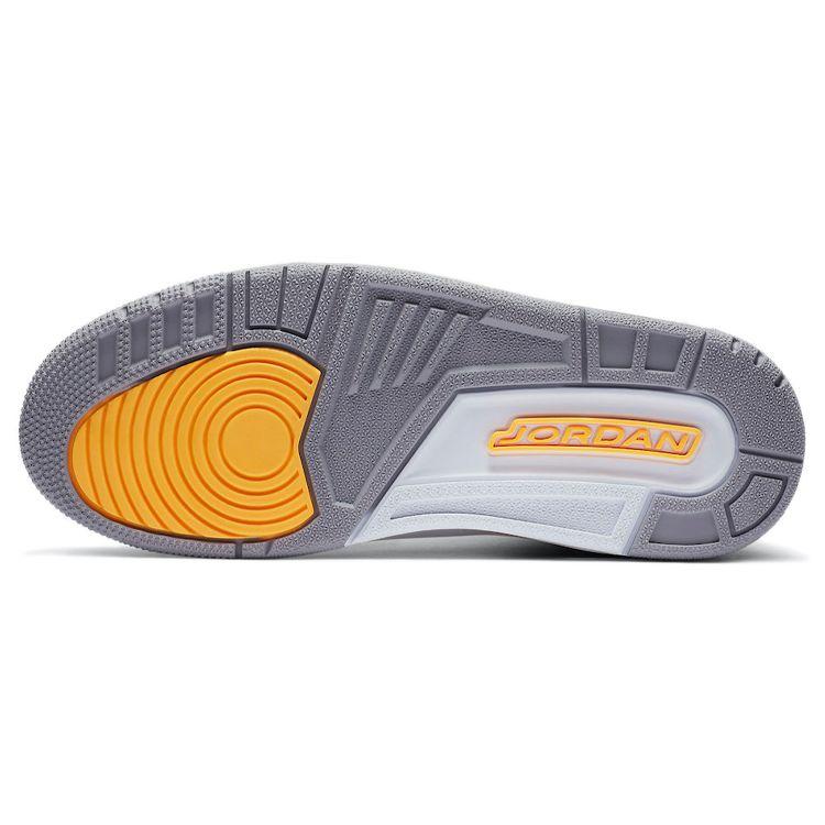 Air Jordan 3 Retro Laser Orange Women Sneakers White Cement-Grey Black CK9246-108