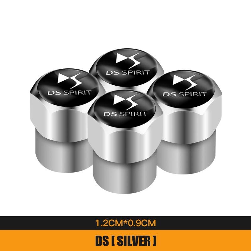 4Pcs Metal Car Wheel Tire Valves Caps Waterproof Dustproof Cover For DS SPIRIT KLSDM5 DS3 DS4 DS4S DS5 5LS DS6 DS7 DS9 WILD RUBIS