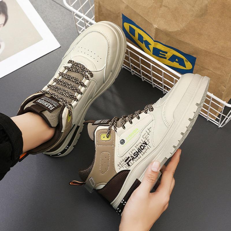 Fashion Men's Sneakers Platform Comfortable Vulcanized Shoe Autumn Winter Fashion Lace-up Ankle Boot for Men Outdoor Versatile Work Boot