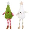 Christmas Plush Doll Ornaments Cute Long Leg Xmas Tree Hanging Pendant Navidad Natal Home Decoration New Year Kids Gifts