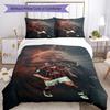 Ac Milan Bedding Set Breathable Duvet Cover With Pillowcases Home Decoration Birthday Gift