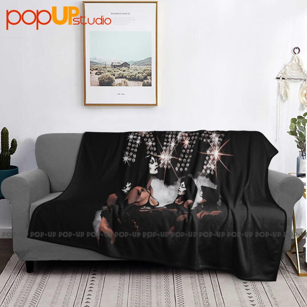 Love Gun Unmasked Kd'Appareils Band Lick It Up Destroyer Rock And Roll Over Blanket Quilt Winter Sofa Cover Bed Covers