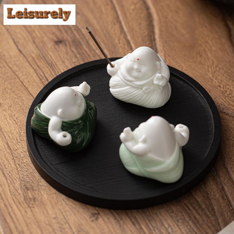 Creative Dragon Boat Festival Line Tămâie Arzător Parfumat Aromaterapie Cuptor Zen Buddha Censer Arzător Suport Cameră Ornamente