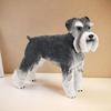 Simulated Dog Model PVC Pug Schnauzer Poodle Labrador Cocker Spaniel Figurine Statue Sculpture Decoration Ornament Educational Animal Toy