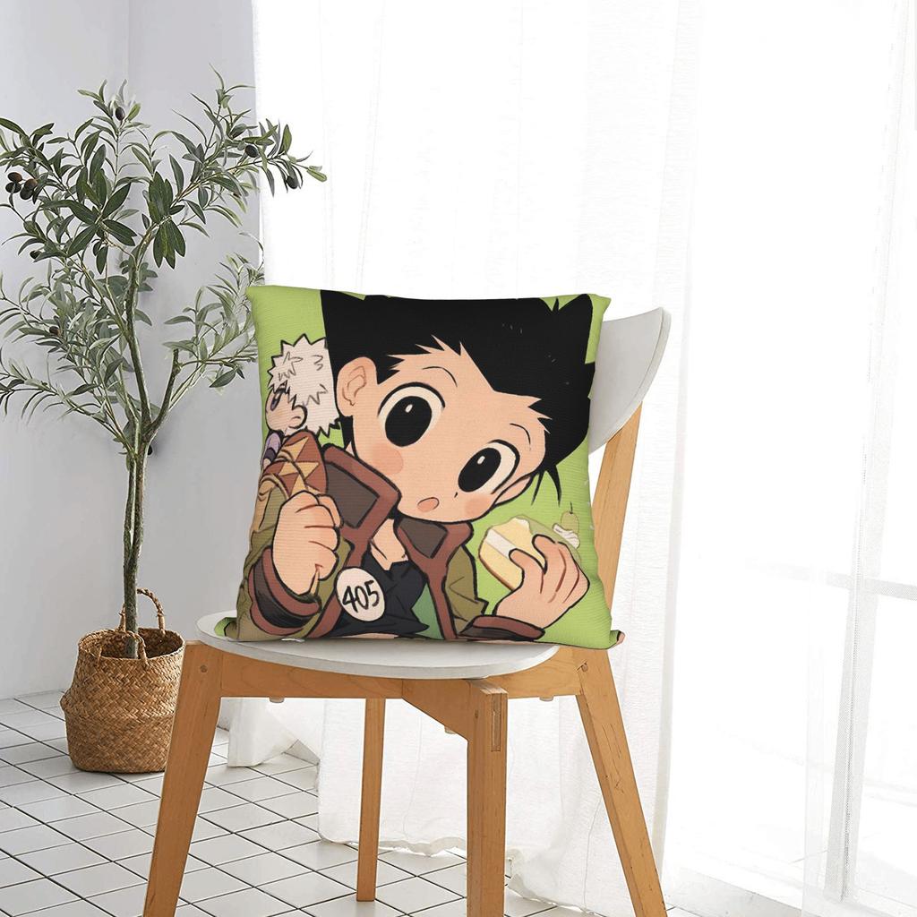 Anime Gon Pillow Case Square Pillow Cover For Living Room Chair Morden Pillowcases