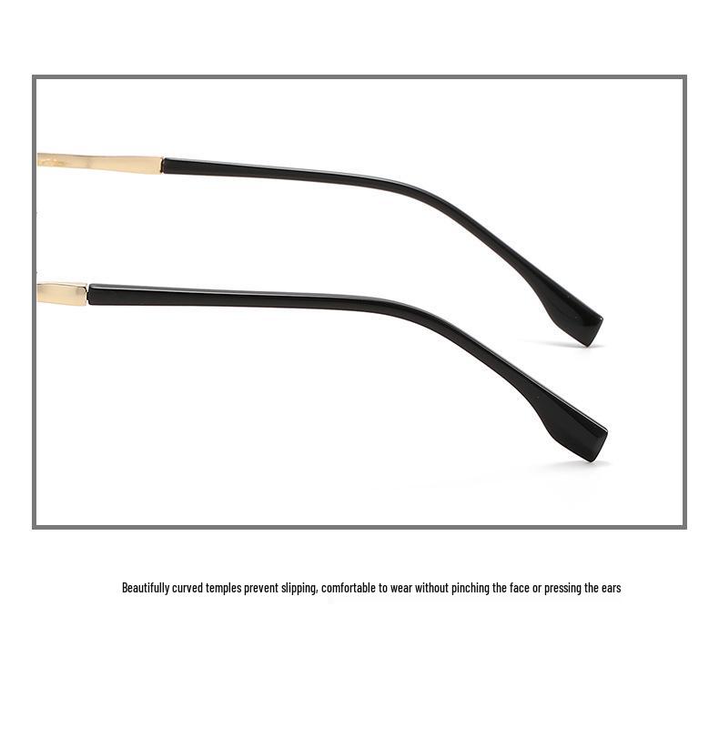 2026 TR90 Ultra-light Semi-rim Browline Blue Light Blocking Business Glasses Frame