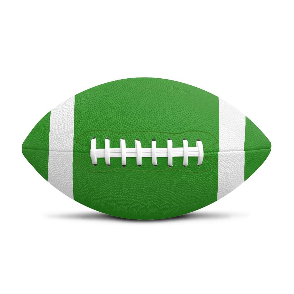 Color American Football Rugby Non-Slip Leather Rubber Adult Youth Sports Ball Training Game Custom Pattern Color Rugby Ball