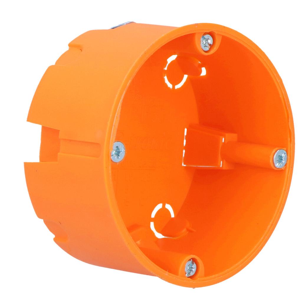 Hollow wall box 60mm, shallow, 35mm deep, grey, E135