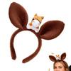 Cosplay Tierstirnbänder Lustig Niedlich Haarreif Kopfschmuck Tier Cosplay Kostüm Kopfschmuck für Weihnachten Karneval Themenparty