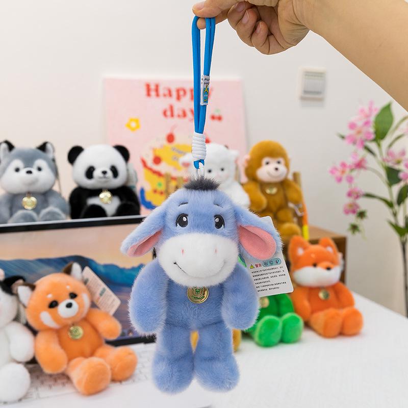 Adorabile Bambola Animale di Peluche - Compagno da Tavolo e Portachiavi per Bambini