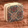 Retro-Style Faux PU Leather Sewing Box with Needle and Thread Set - Portable Household Essential Kit
