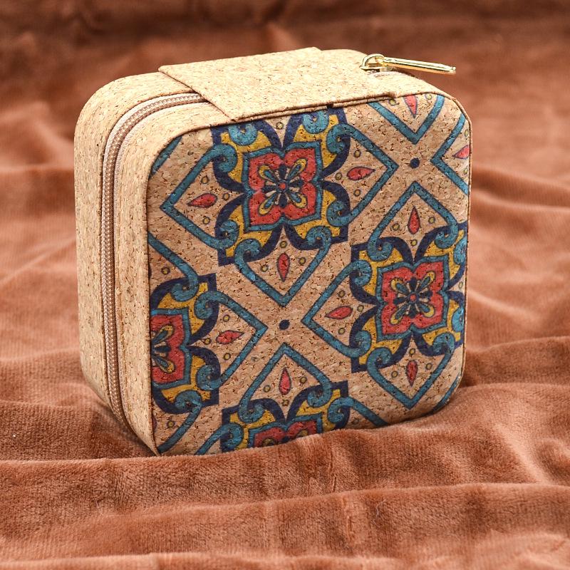 Retro-Style Faux PU Leather Sewing Box with Needle and Thread Set - Portable Household Essential Kit