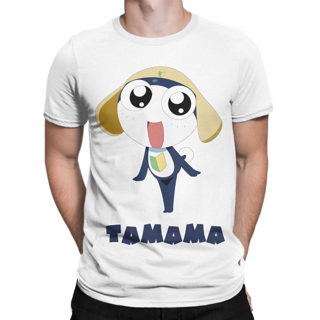 Men Womens TShirts Funny Sgt Frog Keroro Awesome 100 Cotton Tees Short Sleeve  T Shirts Crewneck Clothes Party