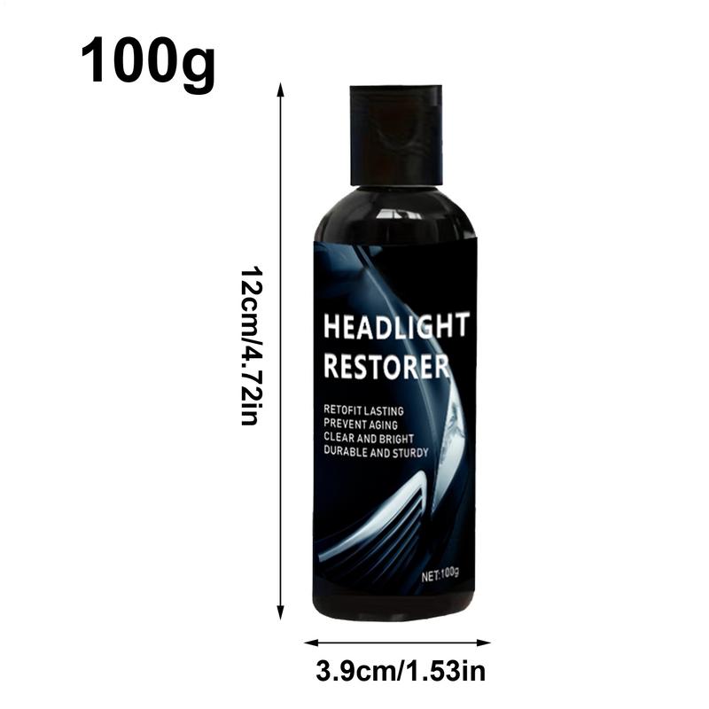 Head Light Cleaner For Cars 100g Car Light Cleaner Car Headlight Repair Fluid Headlight Cleaners Car Headlight Restoration Kit