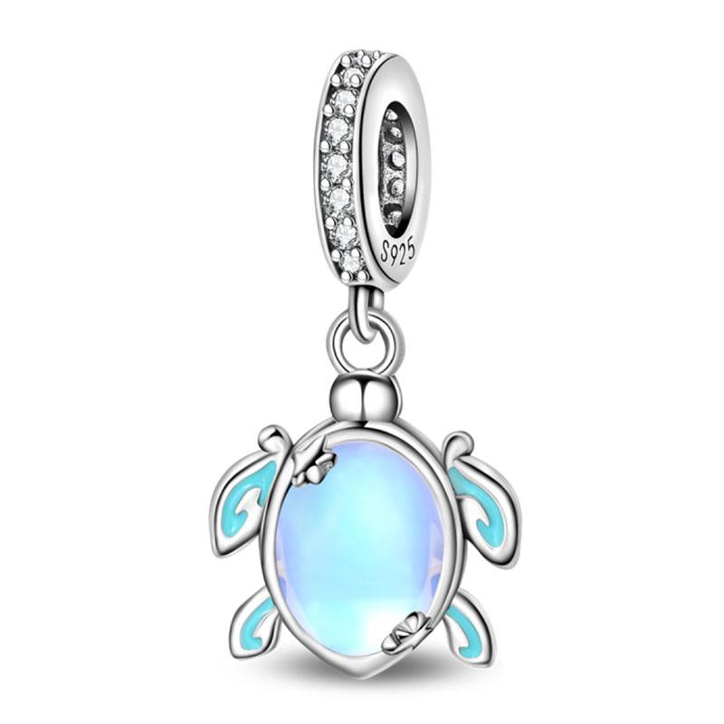 Ocean Trendy 925 Silver Dolphin Crab Boat Beach Charms Beads Fit 3mm Bracelets DIY Thoughtful Fine Jewelry Making Gifts